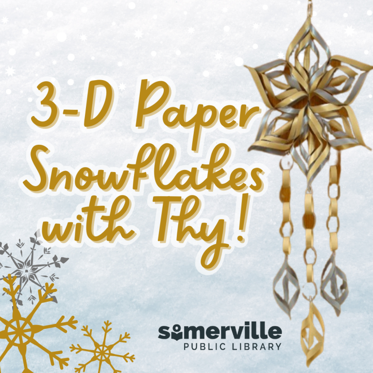 Transcript: 3D paper snowflakes with Thy.