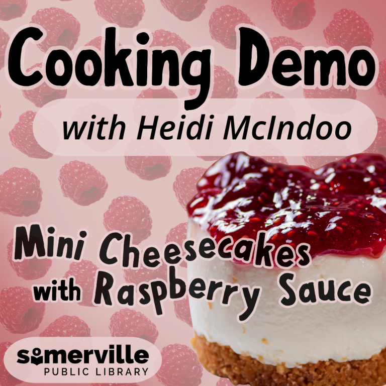 Transcript: Cooking Demo with Heidi McIndoo: Mini cheesecakes with raspberry sauce.